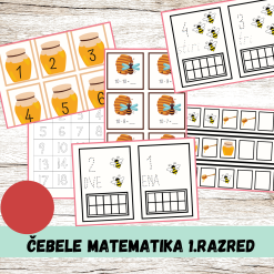 montessori čebele matematika