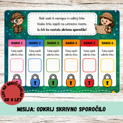 Misija: odkrij skrivno sporočilo
